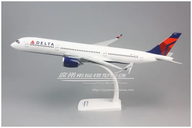 

33cm America Airlines America Delta Air Lines DELTA A350-900 N501DN 1:200 Assembled Airplane Model for Plane Model Collector