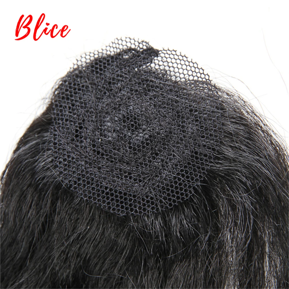 Blice-Extensions de Cheveux Synthétiques Crépus Lisses pour Femme, Tissage de Cheveux, Oke Echalon, Pure Document, 14 \