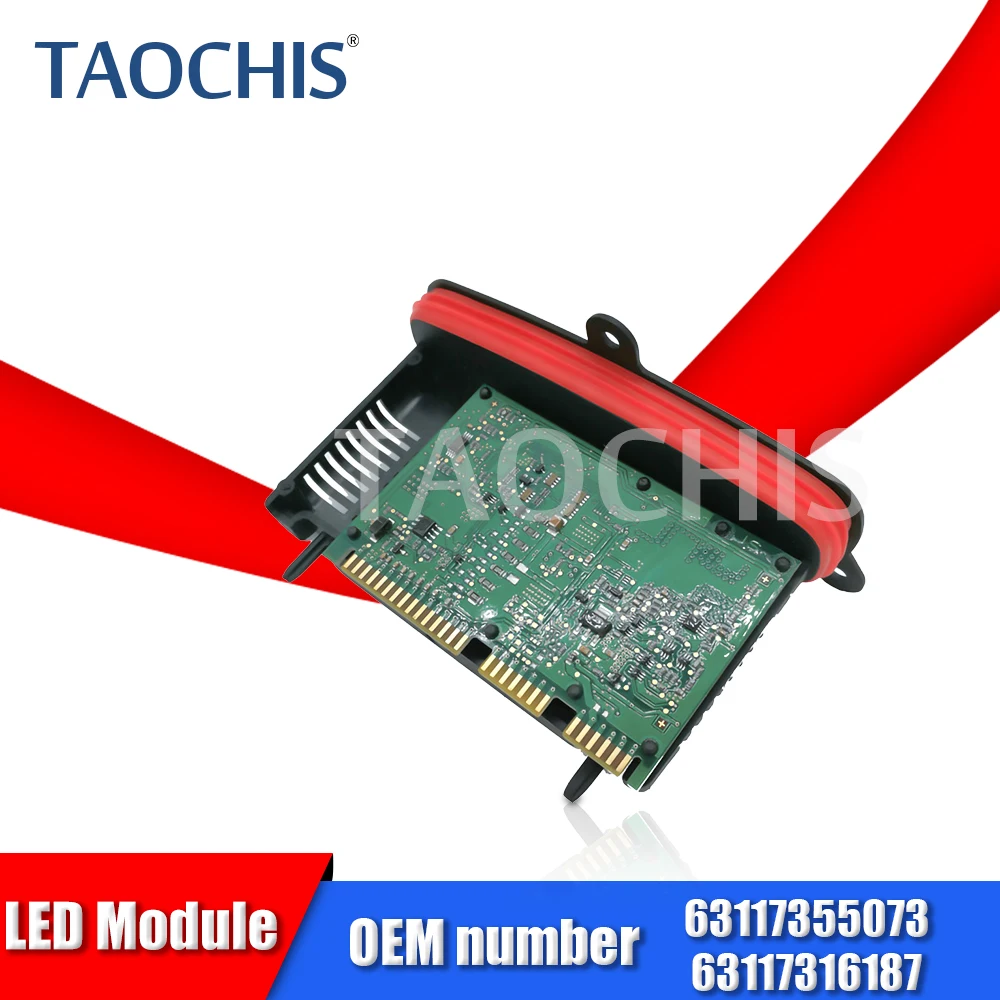 

TAOCHIS 1PC CarLights Module Control Without AFS Original OEM 63117355073 63117316187 Fit for BMW 5 Series 2014-2016 F10/F18 LCI