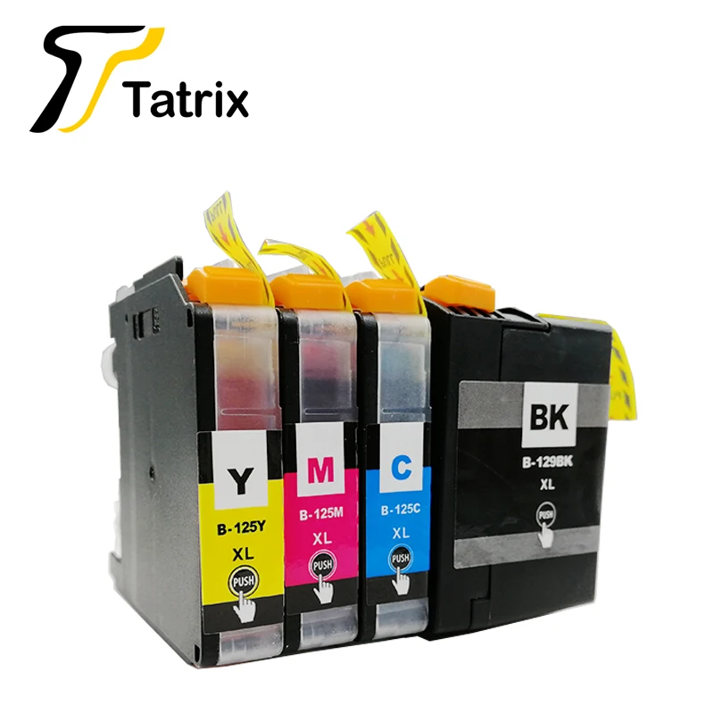 Tatrix LC129XL LC125XL Compatible Ink Cartridge LC129 LC125 For Brother inkjet Printer MFC-J6520DW MFC-J6720DW Cartridge For EU