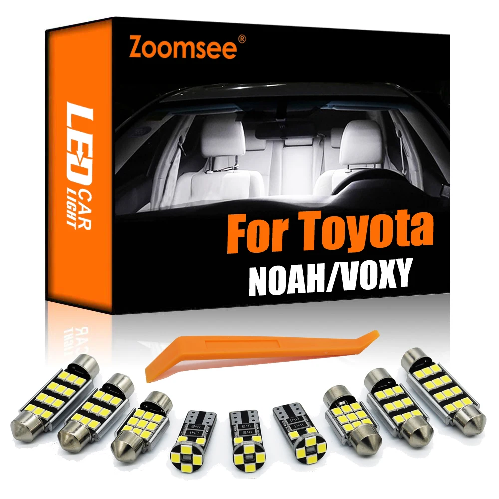 Zoomsee Interior LED For Toyota NOAH VOXY 60 70 80 R60 R70 R80 2001-2018 2019 2020 2021 Canbus Vehicle Bulb Dome Map Light Kit