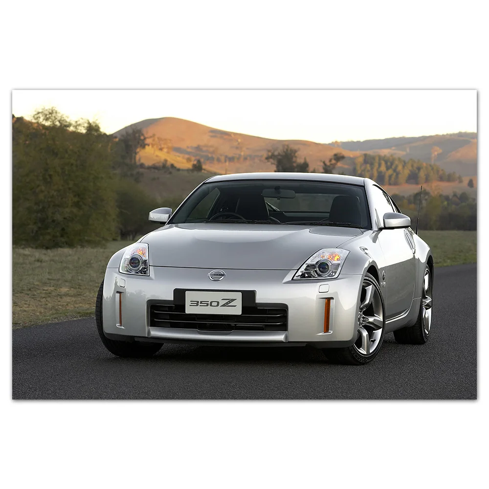 Cars Poster Nissan 350Z Wallpaper HD Prints Canvas Painting Wall art Picture Home Decorations