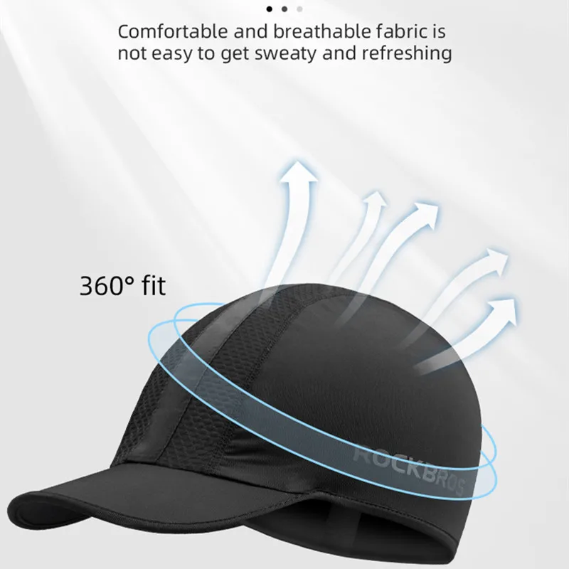 ROCKBROS Bicycle Face Masks Spring Summer Ice Silk Mask Fishing Bandana Running Sport Bike Face Mask Sun Portection Hat