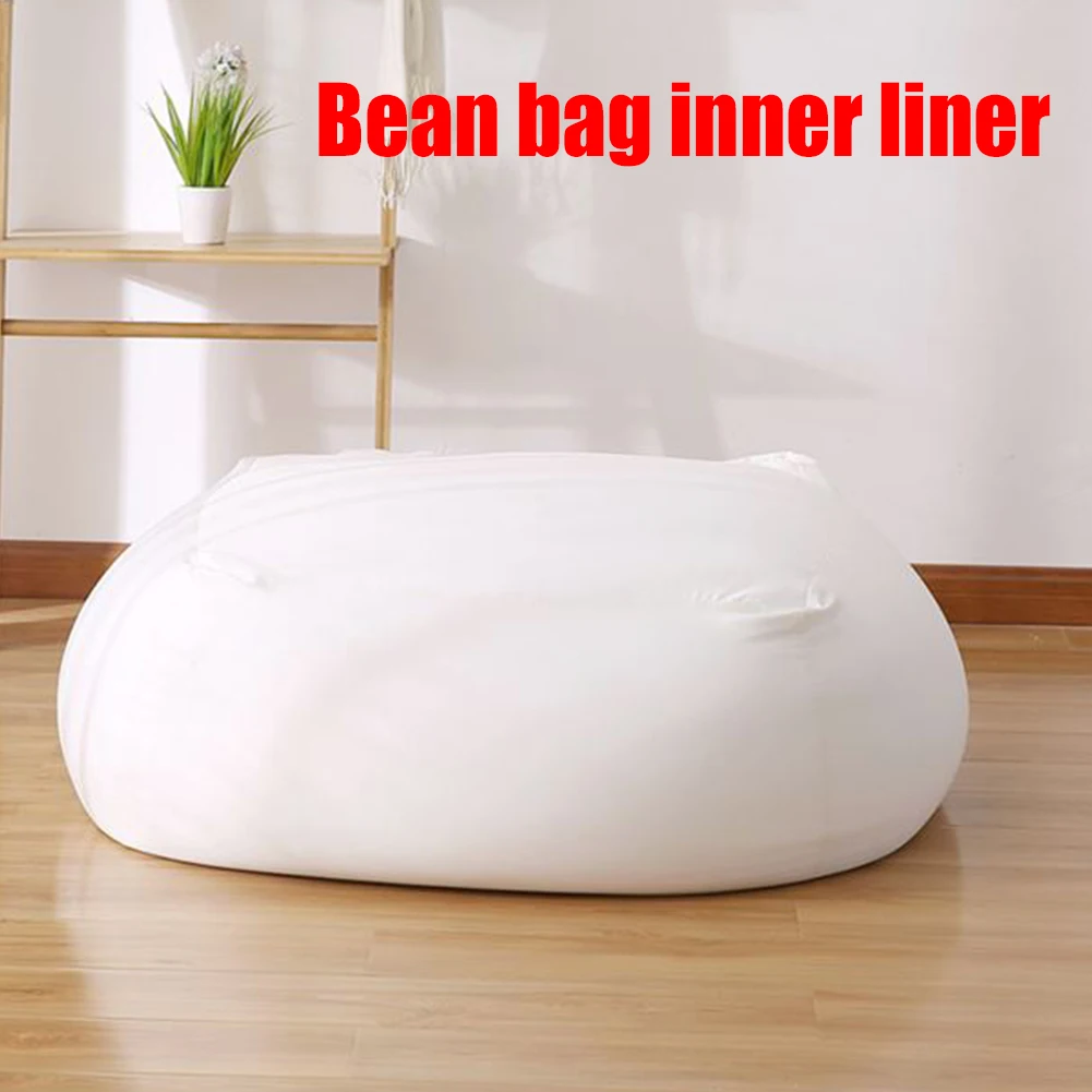 Inner Liner Elastic Modern Chair Cover Home Zipper Lazy Sofa Hotel Living Room Bean Bag Easy Clean Lounger Solid No Filler