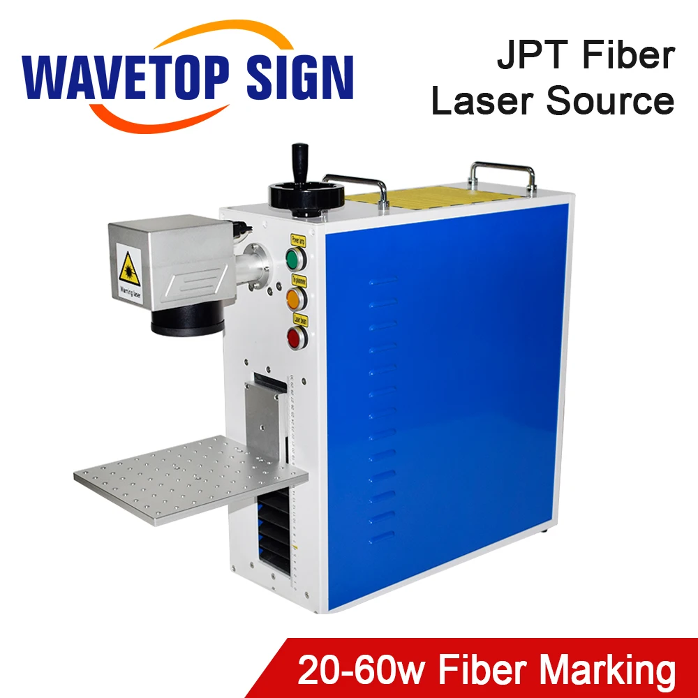 Wavetopsignature 20 واط 30 واط 60 واط المحمولة غلاف من الألومنيوم آلة التعليم بليزر الألياف JPT مصدر لأليفا الليزر موبا سلسلة