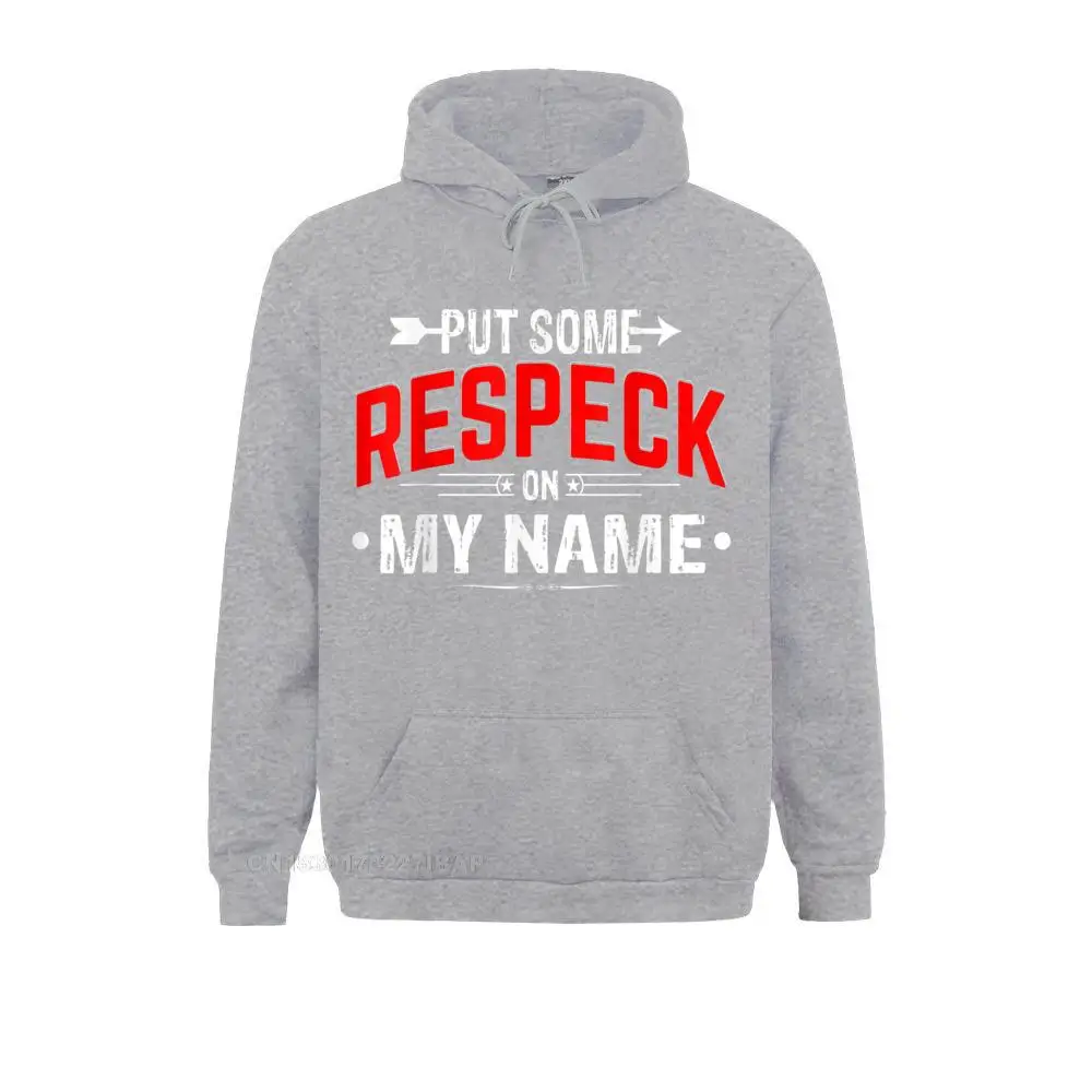 Hip Hop Urban Rap T Shirts Put Some Respeck On My Name Custom Hoodies Long Sleeve For Men Punk Sweatshirts Hip Hop Hoods Classic