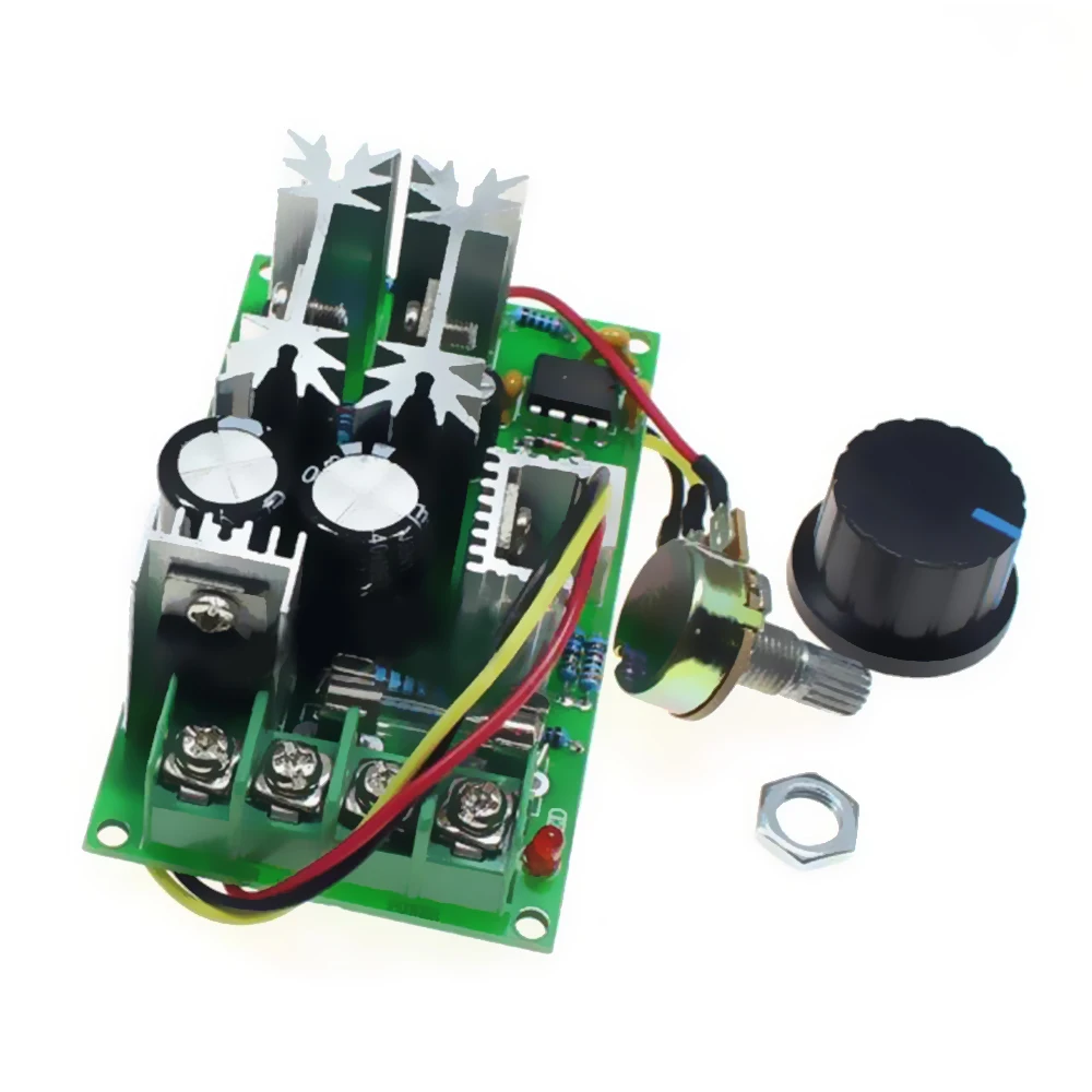 

DC10-60V 20A DC Motor Speed Regulator High Power Drive Module PWM Motor Speed Controller