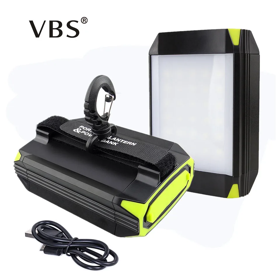 6000mAh Camping Lantern 30LEDs USB Rechargeable Led Light Outdoor 5 Mode Multi Function Hang Lantern Power Bank Camping Light