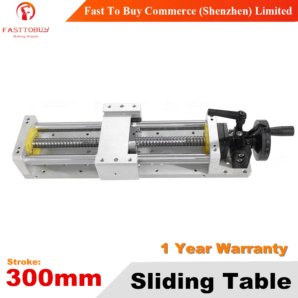 

Stroke 300mm C7 CNC Sliding Table 1605 Manual Operation Linear Guides Repositioning resolution 0.03mm for CNC Machine