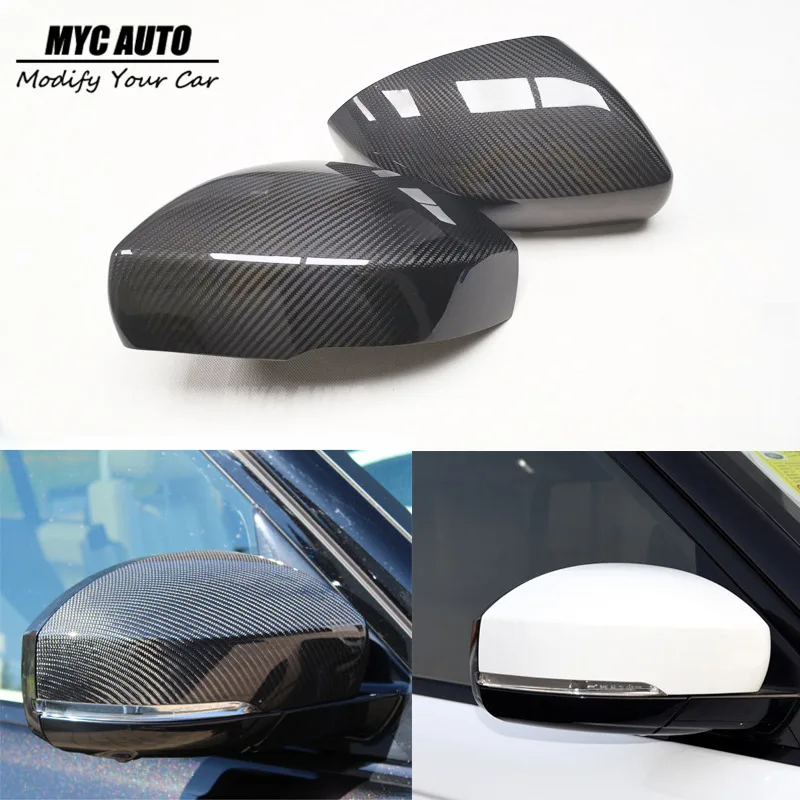 

For Land Rover Range Rover Sport 2014 2015 2016 2017 2018 2019 Carbon Fiber Side Mirror Cover Cap Real Carbon Fiber