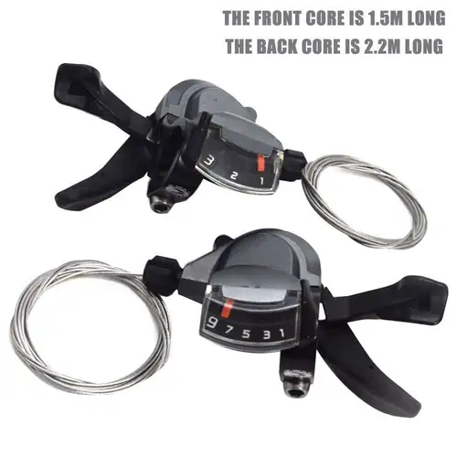 1 Juego de palanca de cambios de desviadores de bicicleta M4000 3X9 27 velocidades MTB bicicleta de montaña palanca de cambios de bicicleta plegable SL-M4000 accesorios de ciclismo