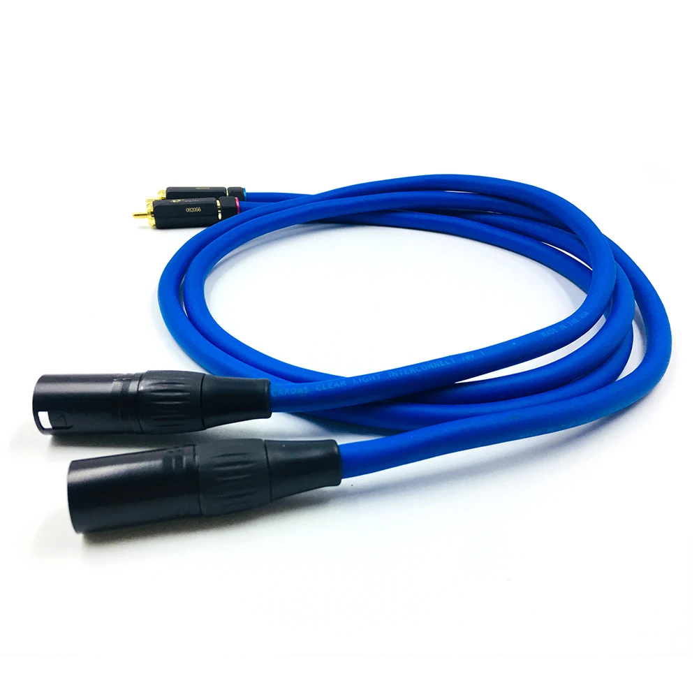 

1 pair Hifi XLR Male to RCA Male Cable Hifi 2 Audio Amplifier CD DVD player RCA interconnect