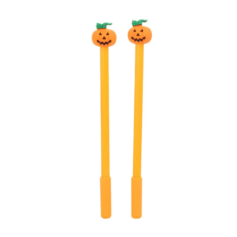 50PCS Creative Pumpkin Gel Pens Cute Student Cartoon Water Pen Simulation Vegetable Office Signature Pen Stationery