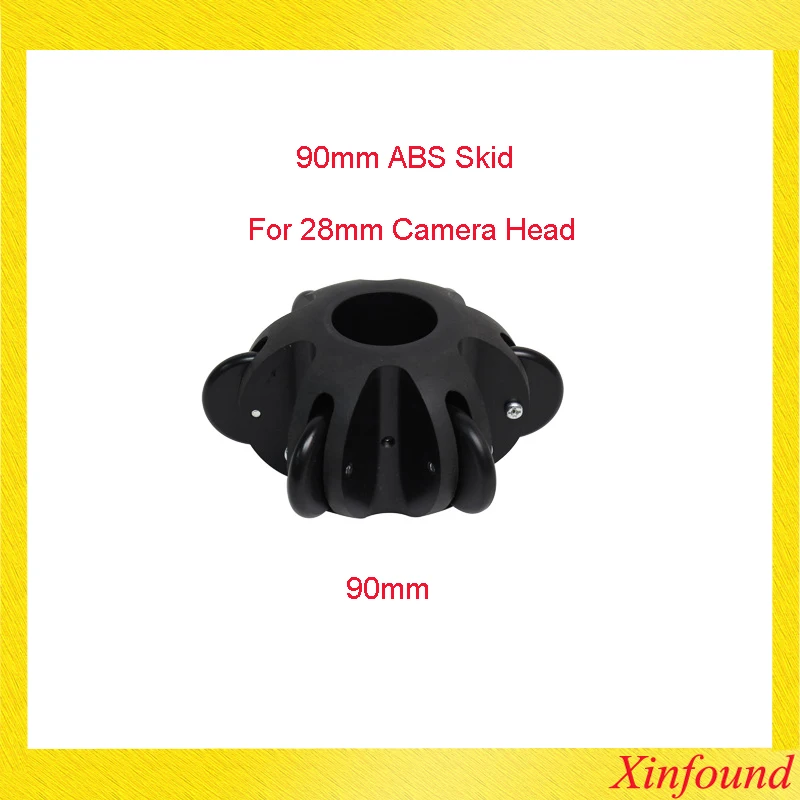 28mm Camera Head Skid Video Camera Head Protective Skid DIY 40mm 90mm Skid Flexible Pipeline Imspection Camera Head Skid