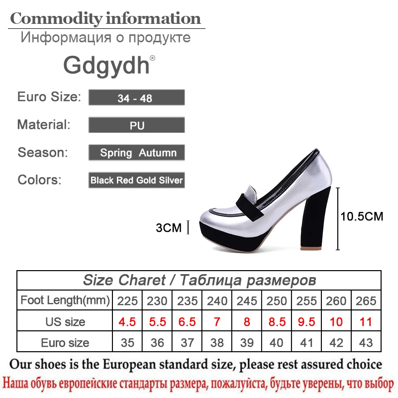 Gdgydh Plus Size 48 Ladies High Heel Shoes Spring Summer Genuine Leather Womens Pumps Platform Sexy Dress Footwear Ol Shoes New