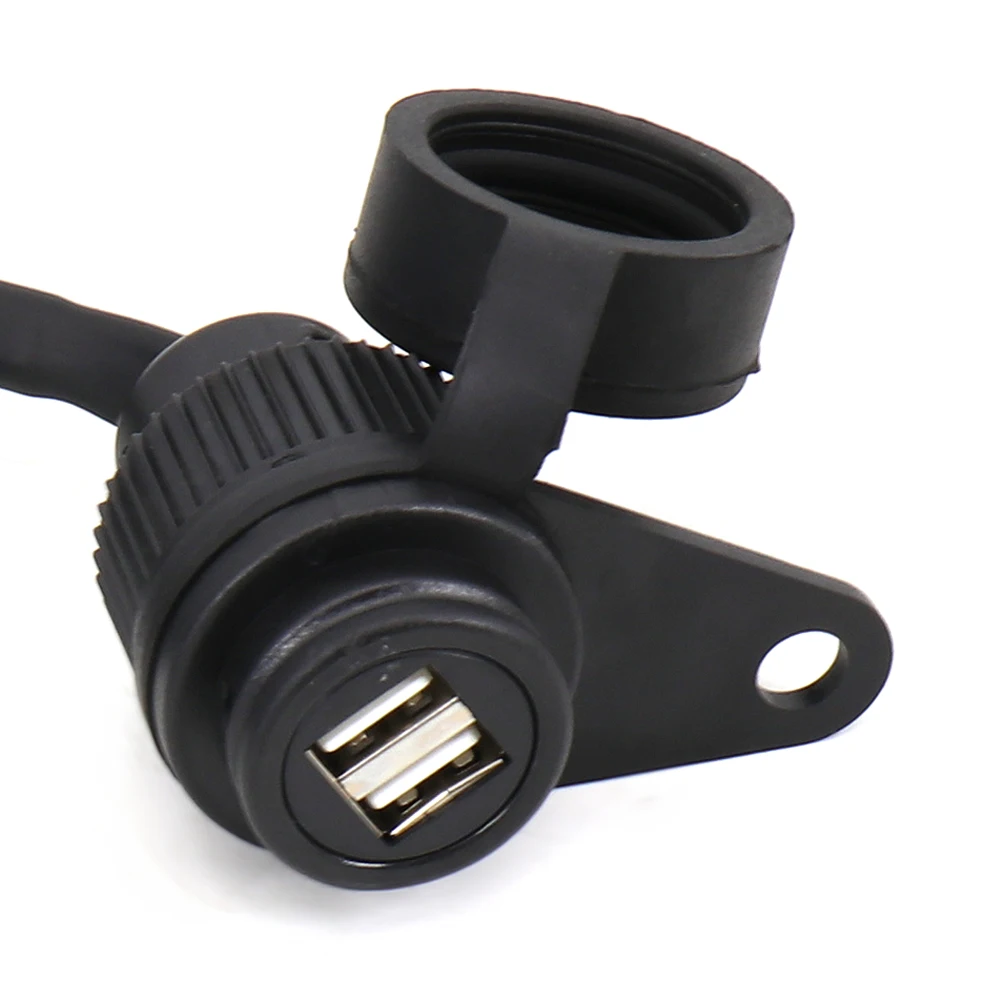 Motorcycle 12V DV For Yamaha MT-07 MT-09 SP Tracer FZ-09 FZ-07 Tracer XSR 700 900 Double USB Charger Adapter Socket Converter