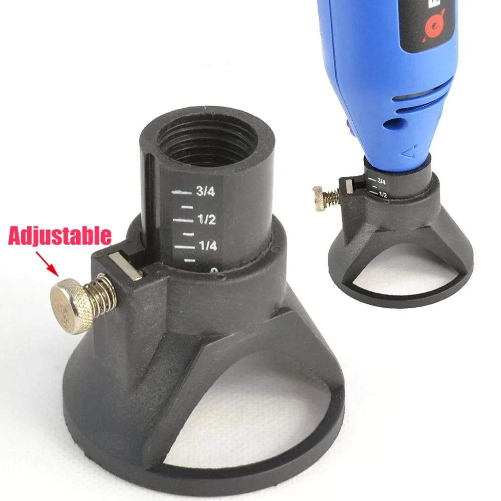 1pcs Electric Grinding Tool Horn Cover Electric Drill Grinder Locator Carving Rotary Tool Positioner For Woodworks