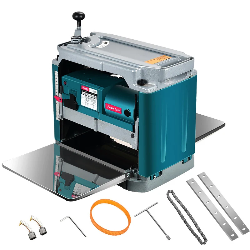 

Деревообрабатывающий Электрический строгальный станок МНОГОФУНКЦИОНАЛЬНЫЙ электроинструмент бытовой строгальный станок Односторонний высокомощный Настольный плоский строгальный станок