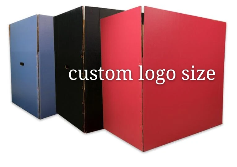 

500pcs Custom Corrugated Paper Shipping Mailer Black Boxes Printed Logo Packaging Hair T-Shirts Clothing Boxes