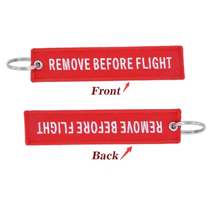 10PCS Remove Before Flight Keychain Car Keyrings Men Women Boyfriend Husband Key Chain Birthday Christmas Father\'s Day Gifts