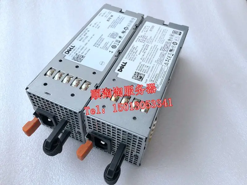 

2 pcs For DELL PowerEdge R710 Power Supply T610 870W 570W Power Supply YFG1C VT6G4