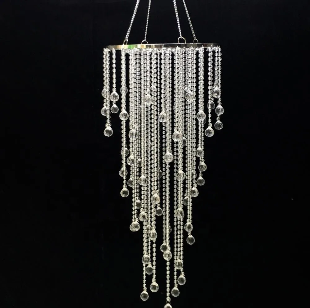 

Elegant 3-tiered shining acrylic crystal chandelier for wedding &other events yudao1855