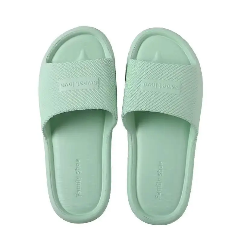 Summer Slippers Bathroom Flat Shoes Beach Unisex Men Women Female Soft Bottom Eva Flip Flop Non-Slip Couple Home Sandals