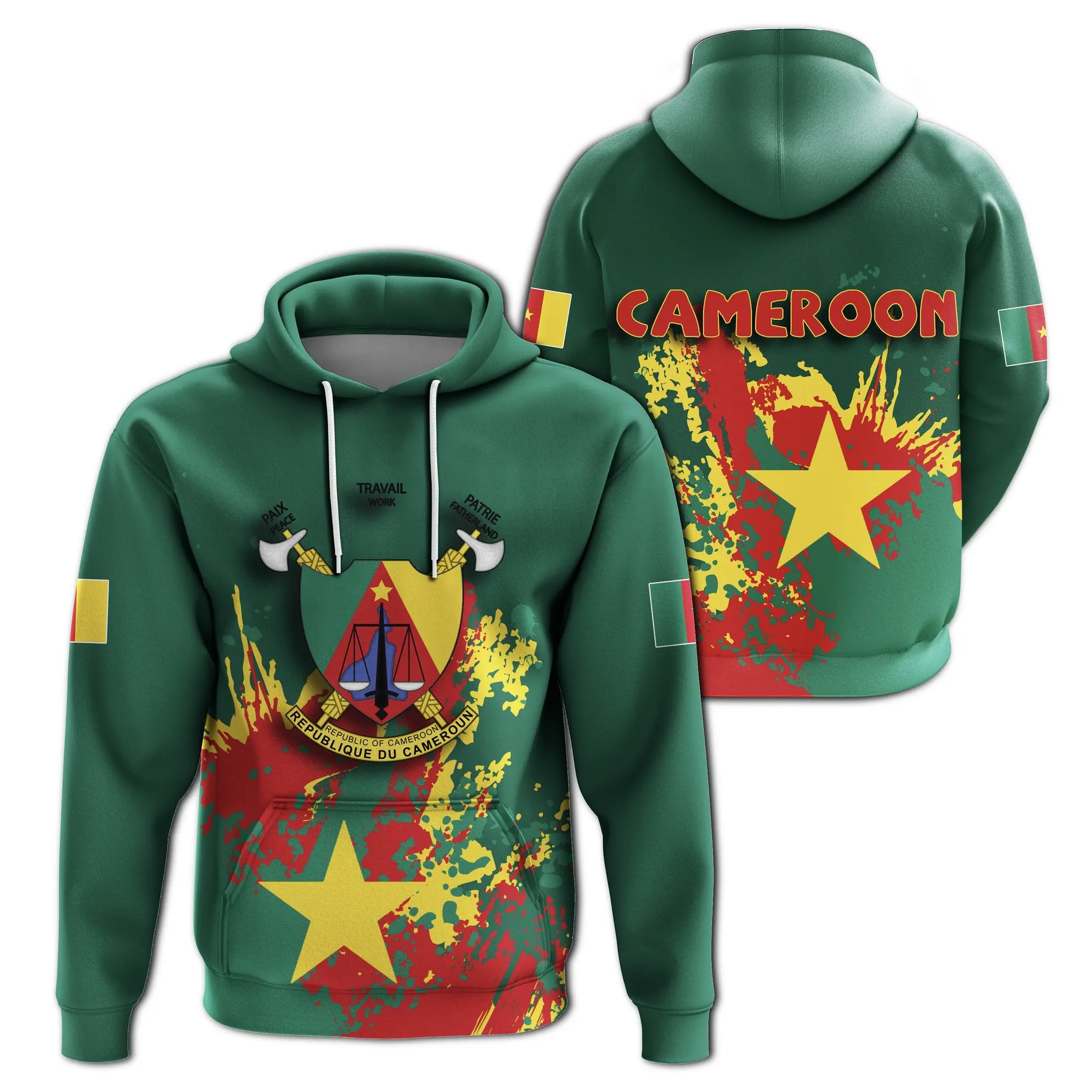 

PLstar Cosmos 3DPrint National Culture Country Cameroon Pattern Amazing Harajuku Streetwear Funny Unisex Hoodies/Sweatshirt/Zip6