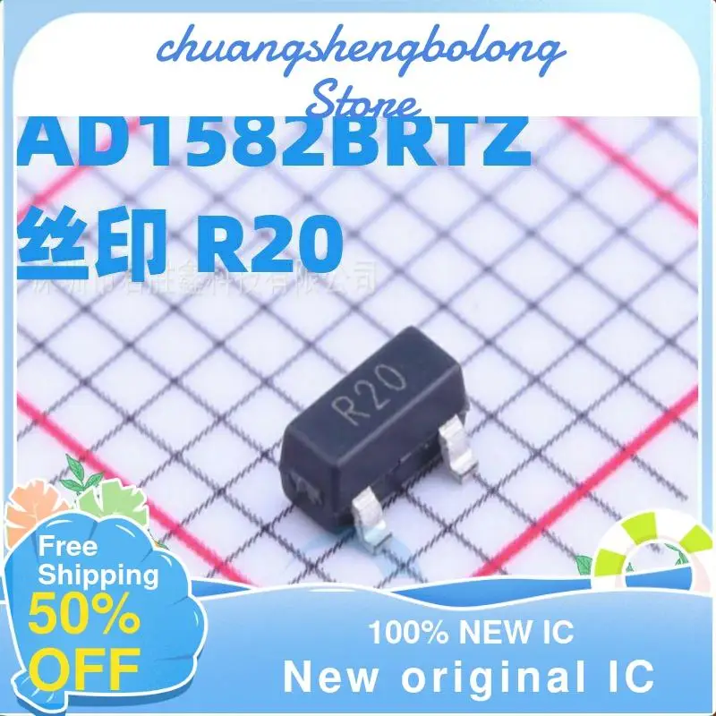 

5PCS AD1582 AD1582BRTZ-REEL7 SOT23 R20 New original IC