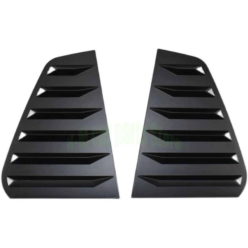 Autocollants de couverture de persienne triangulaire extérieure de voiture, style de vitres arrière, VW Golf 6, 7, MK6, MK7, MKPirGTI R, GTD, 7.5