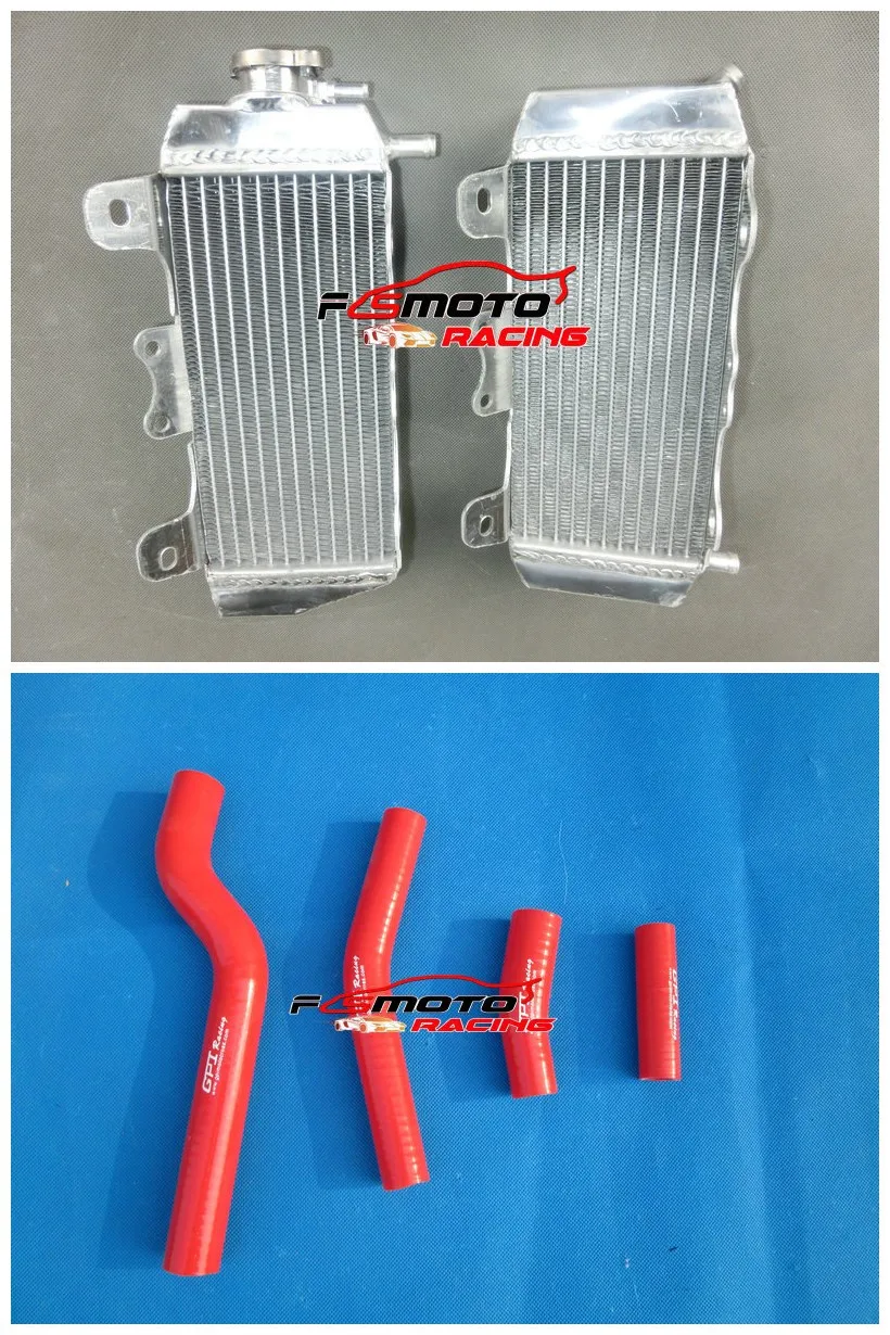 Aluminum Cooling Radiator for Yamaha YZF450 YZ450F 2006 + Silicone Hose