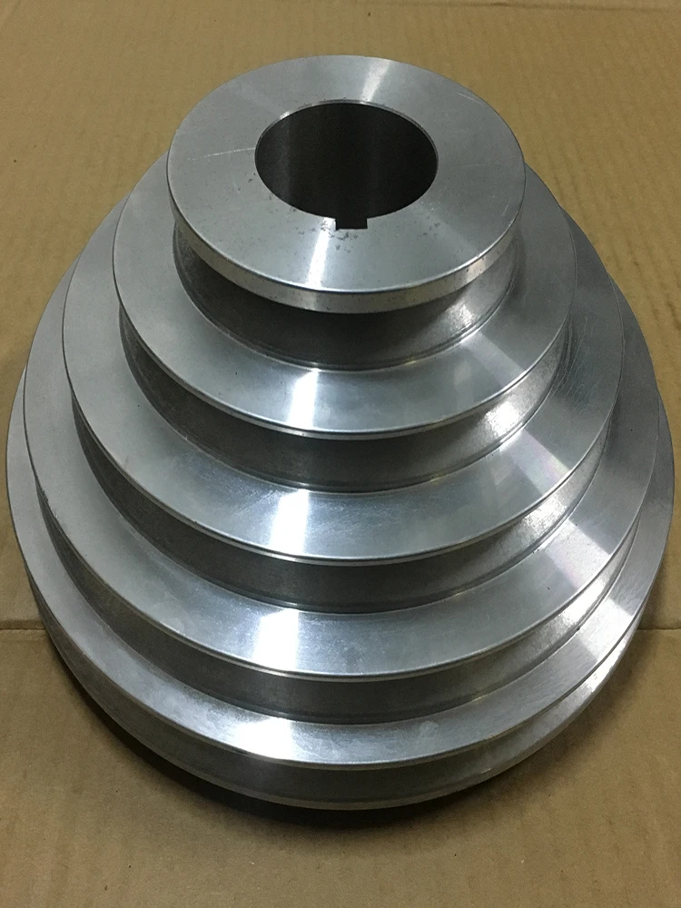 1PC Taiwan Vertical Rocker Step Pulley No. 5 Vertical Steel Head MILL Part Milling Machine Spindle PULLEY 5-Layer Groove