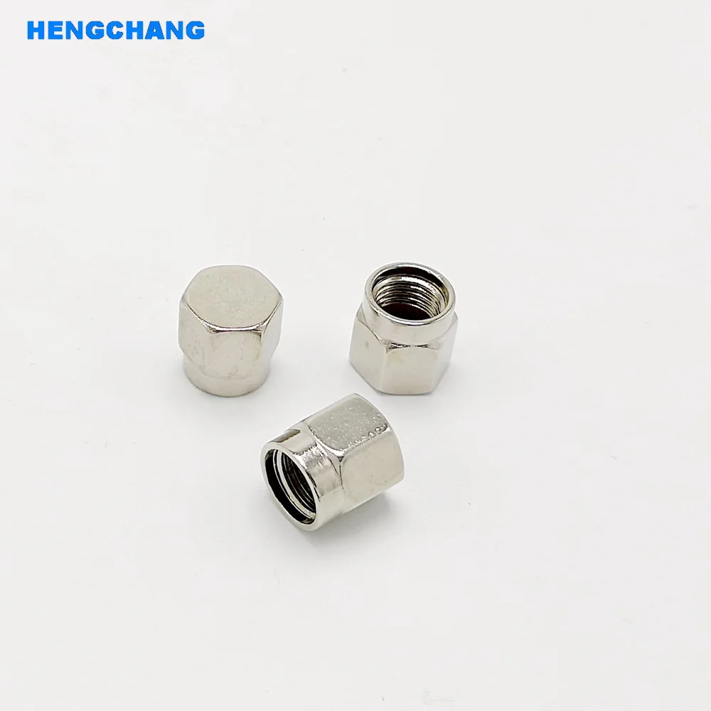 โลหะ SMA ปกคลุมฝุ่นสำหรับ SMA หญิง 10 ชิ้น/ล็อต