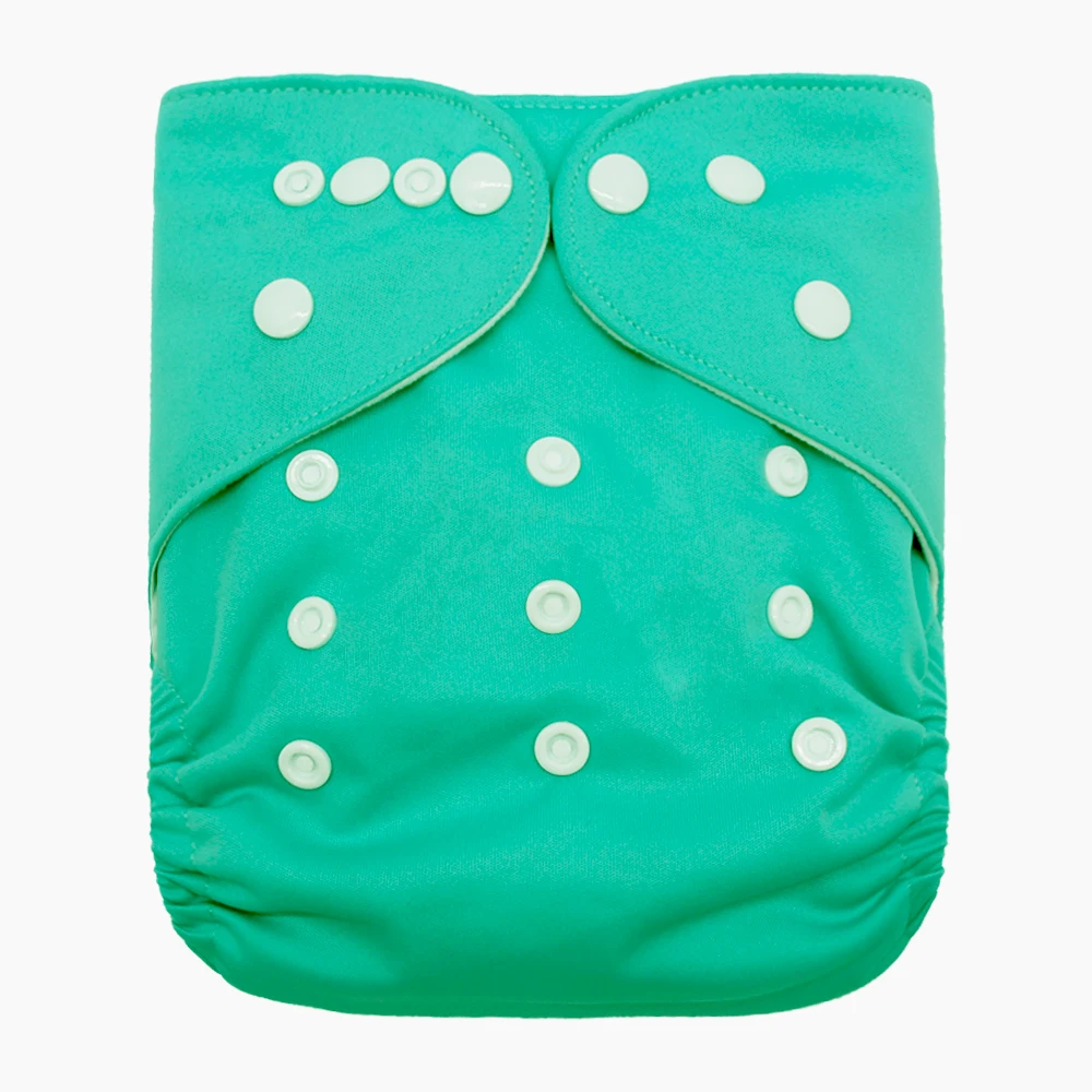 Goodbum Solid Color Washable Adjustable Cloth Diaper Pocket Nappy