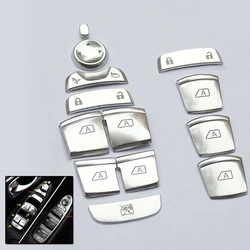 13PCS Car Window Lift Switch Button Cap Cover Durable And Practical To Use For Infiniti Q50L Q70 QX50 QX60 2014-2020