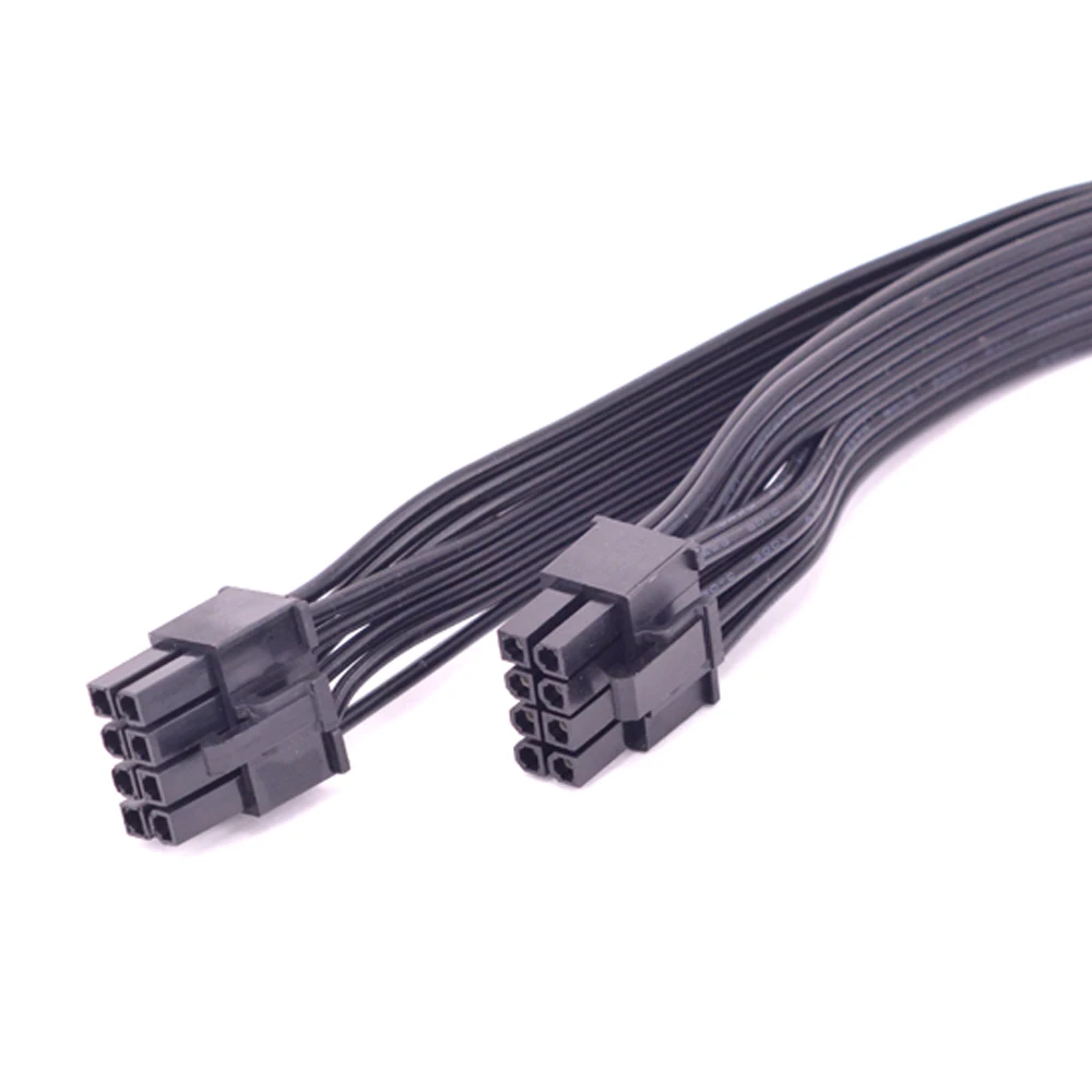 PCI-e 8Pin 1 to 2 Port 6+2pin Port Spliter Power Cable PCIe 8 Pin to Dual 6Pin for Corsair HX1200i HX1000i HX850i HX750i Modular