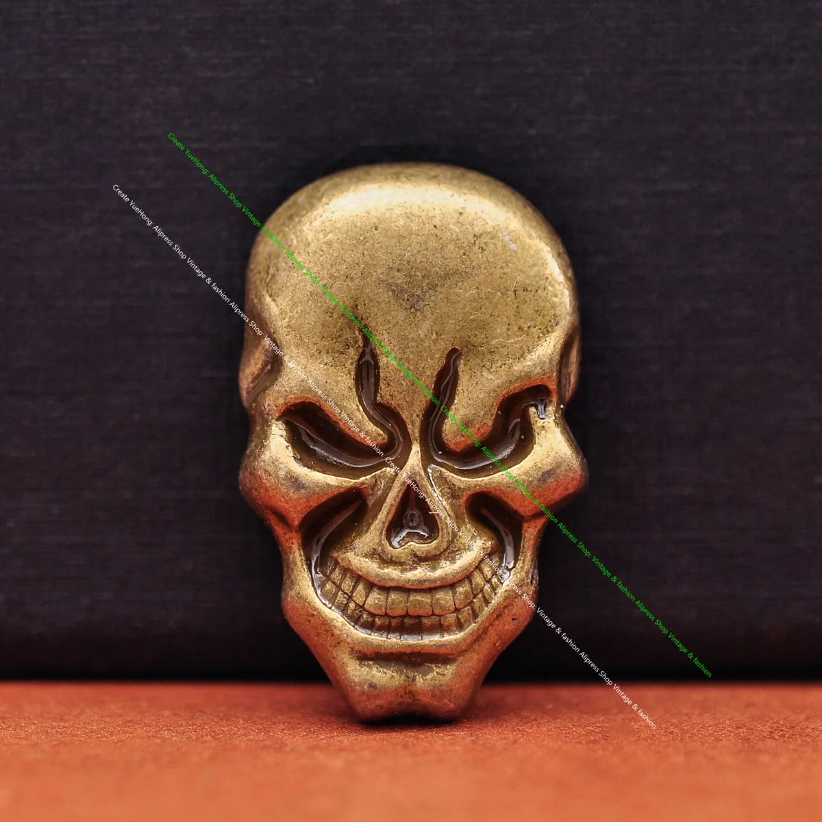 

10X Biker Vintage Silver Skull Head Leathercraft Leather Bag Decor Belt Concho Rivet Back