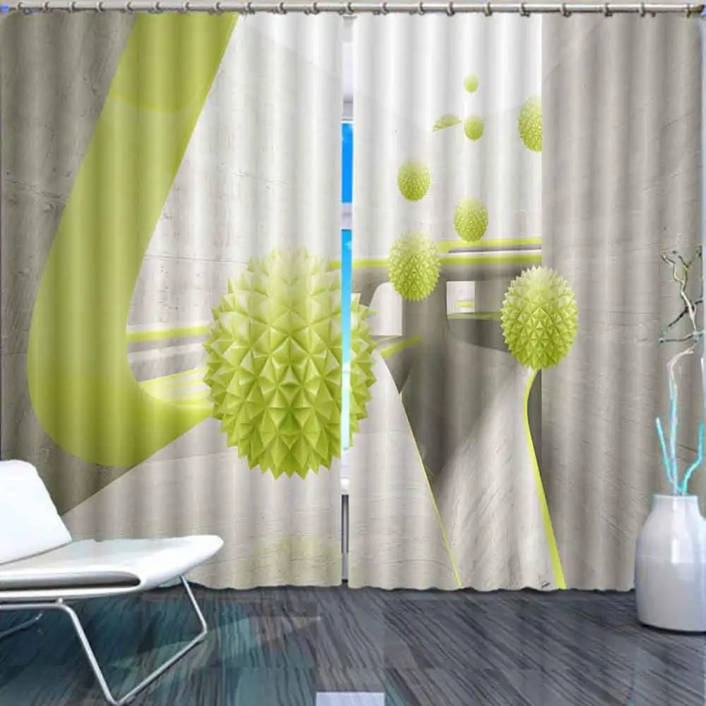 

3D Stereoscopic London cCurtains Photo Blackout Window Living room Modern Bedroom Curtains Window Decoration