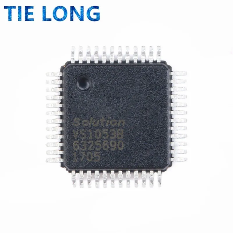 1PCS VS1053 VS1053B VS1053B-L QFP-48 Player & Recorder CODEC Chip 100% new original quality assurance