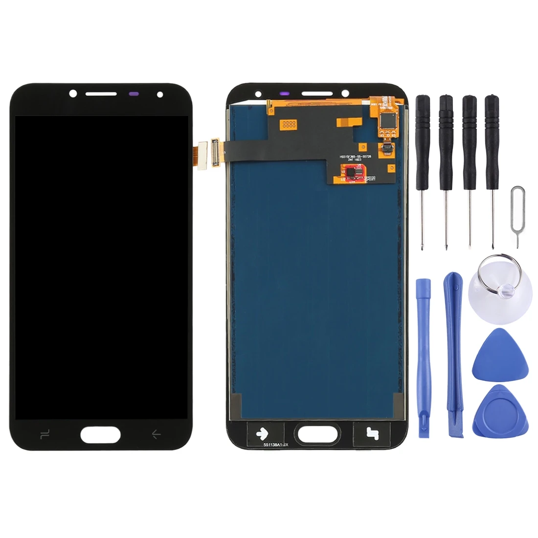 for Galaxy J4 J400F/DS LCD Screen and Digitizer Full Assembly (TFT Material) , J400G/DS(Black)