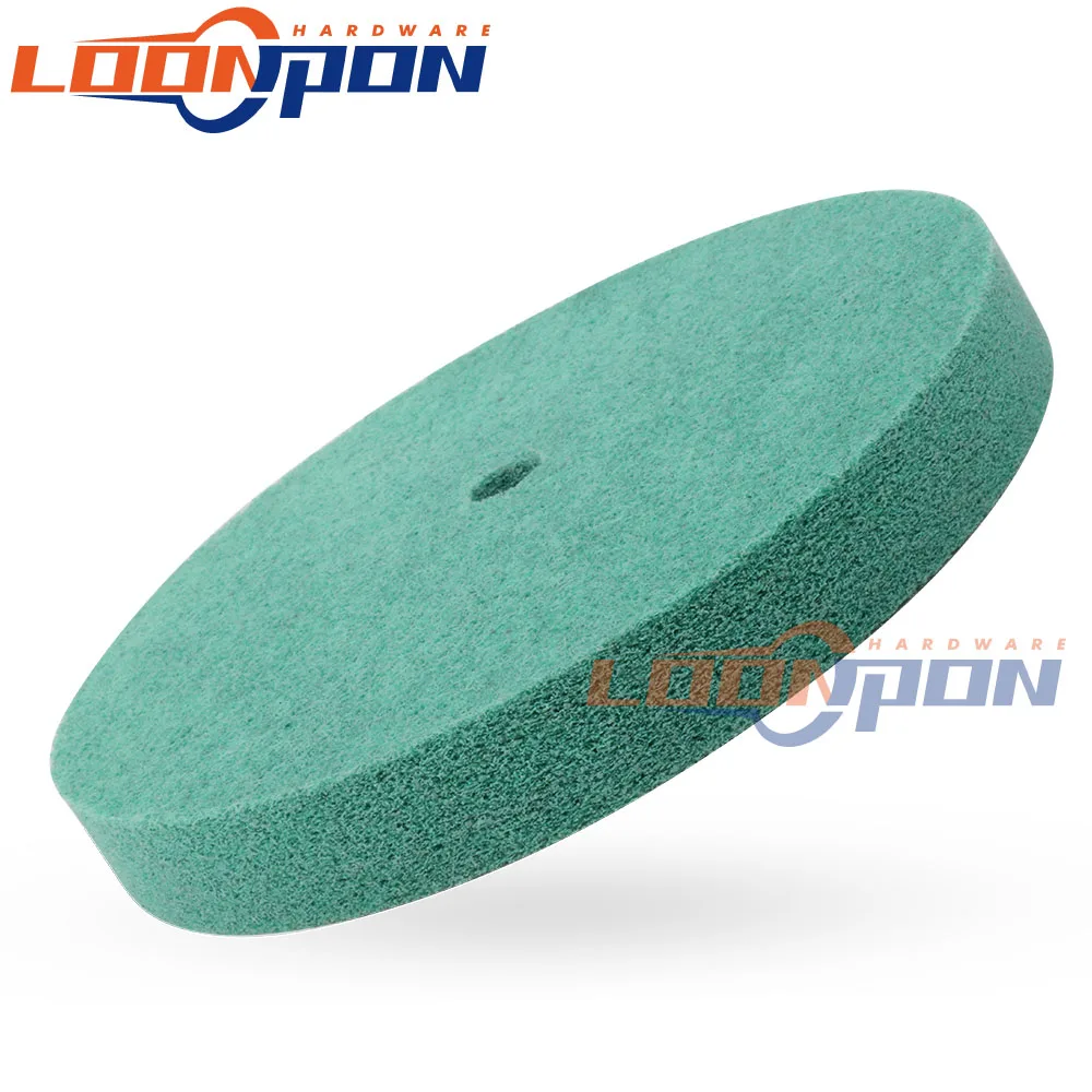 25mm/1 zoll Dicke Nylon Faser Polieren Rad vlies Unitized Rad 9P 320# 1Pc