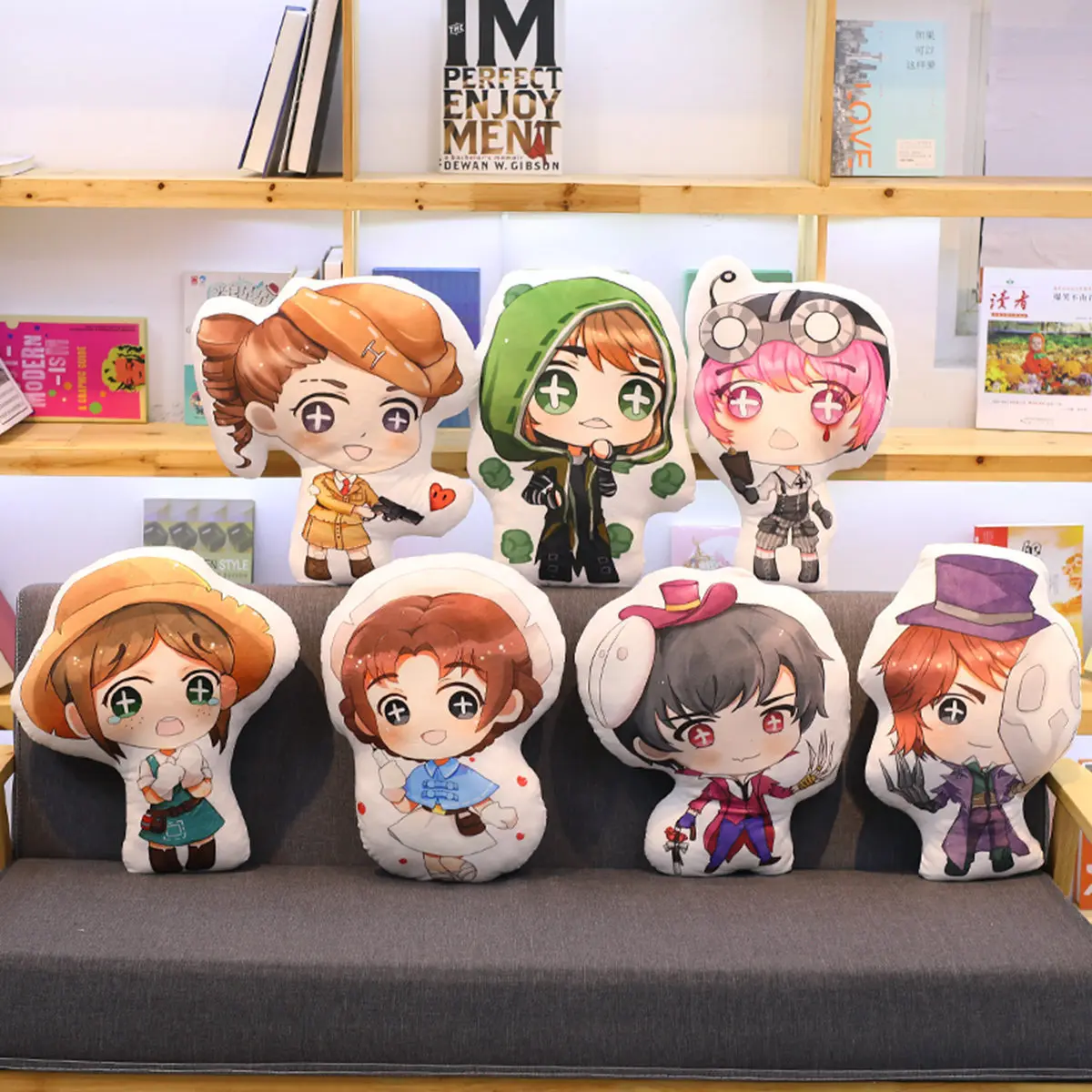 48cm Game Identity V Plush Toys Marta Bettenfeld Freddie Riley Emma Woods Naib Sabeda Soft Stuffed Pillow Dolls For Kid Gift