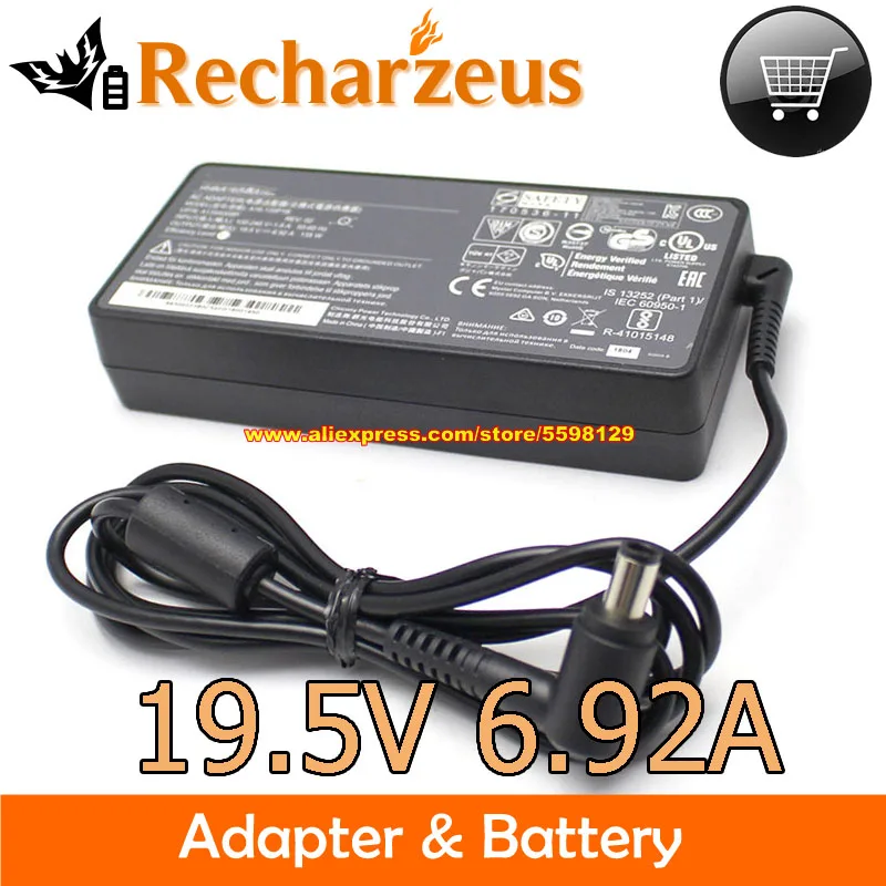 

Genuine A135A007P For MSI GL72M 7RDX GL72M Chicony 19.5V 6.92A 135W Ac Adapter GF62 8RC GP62M 7RDX GE62 7RD(APACHE) Power Supply