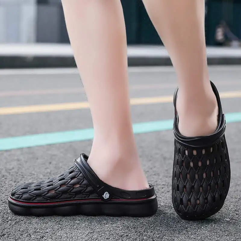 Męskie klapki japonki męskie na męskie damskie gumowe kapcie sandały na płaskim obcasie kobieta kobiety Shoesummer tenis Croks biegacze