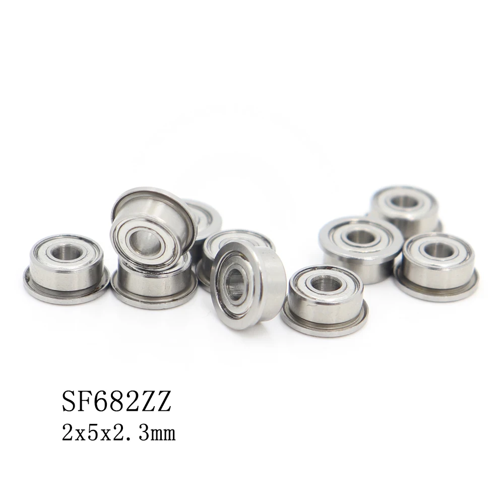 

SF682ZZ Bearing ABEC-1 5PCS 2*5*2.3 mm Miniature Stainless Steel Ball Bearings S DDLF-520ZZ F682ZZ