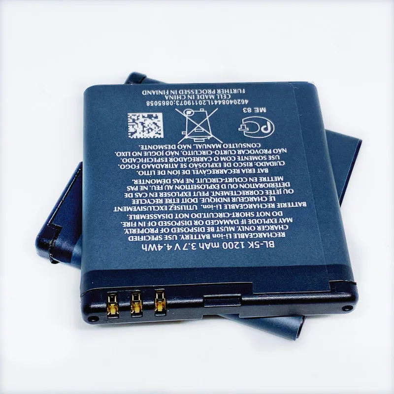 High Quality 1200mAh BL-5K Battery For Nokia N85 N86 N87 8MP 2610S 701 C7 X7 C7-00 Battery BL5K