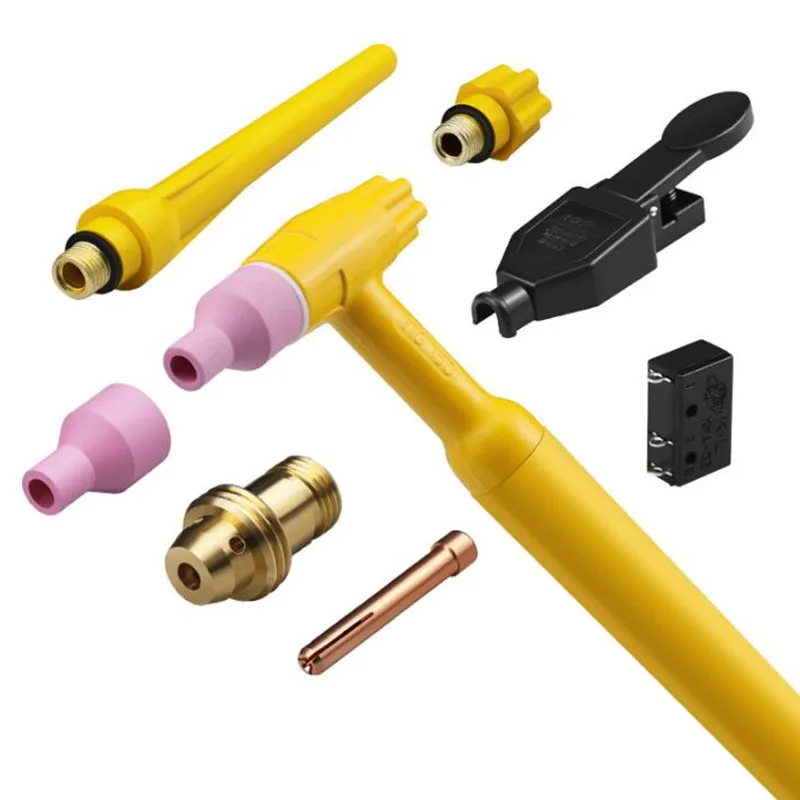 1pc QQ150 TIG saldatore torcia accessori saldatrice TIG-250 parti lunghe/corte coda tappi pistola code