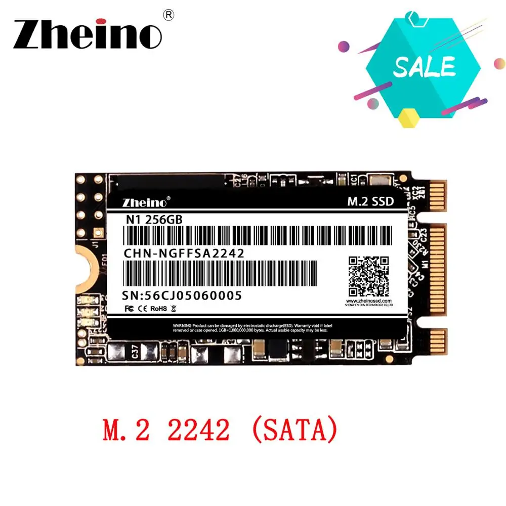 Zheino NGFF M.2 2242 64GB 128GB 256GB 512GB 1TB SSD 22*42mm for laptop