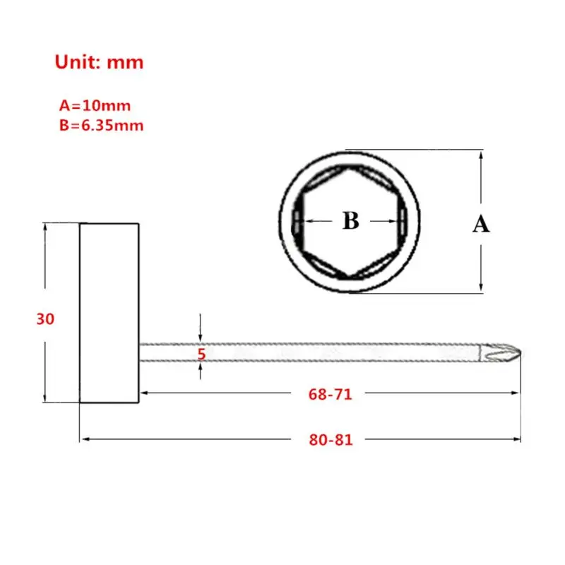 1pc Guitar Truss Rod Wrench 1/4\