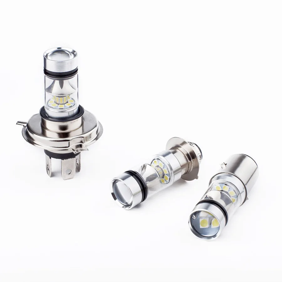 Automobile high power H4 bulb 100W 3030 HM6 ba20d motorcycle headlamp 20smd fog lamp LED car led light  led motorcycle headlight